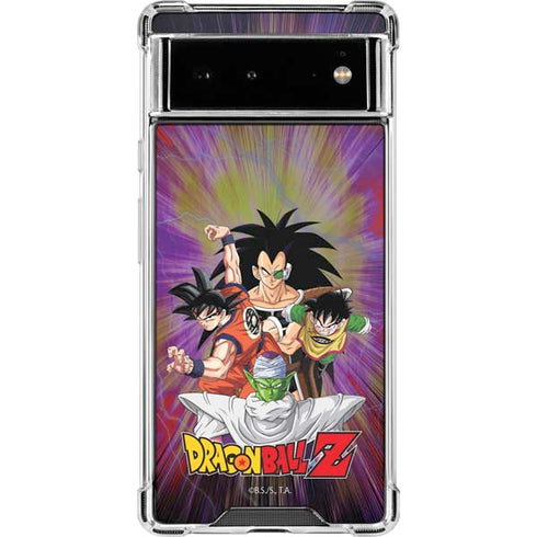 Dragon Ball Z Saiyan Saga Google Pixel 6 Clear Case