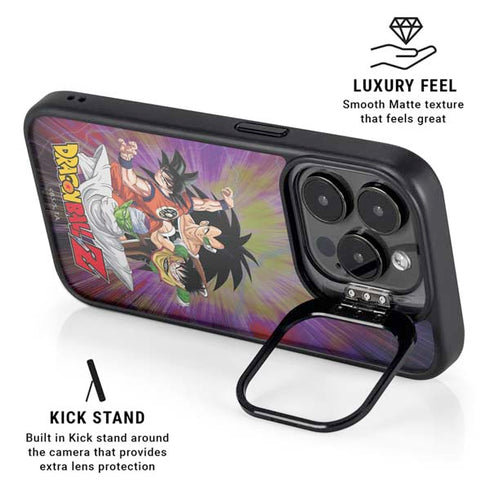 Dragon Ball Z Saiyan Saga iPhone 13 Pro Kickstand Case