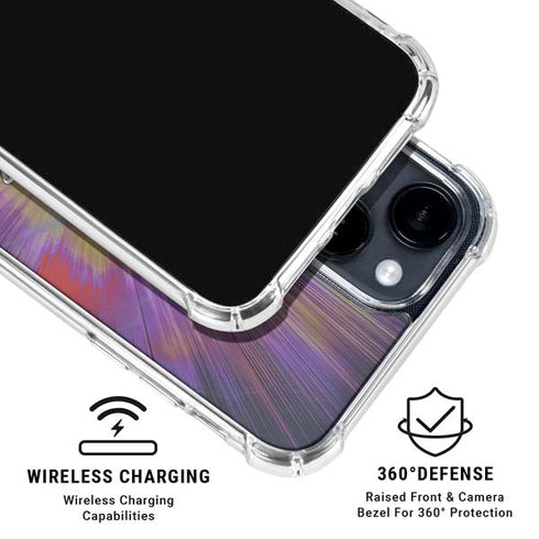 Dragon Ball Z Saiyan Saga iPhone 14 Plus Clear Case