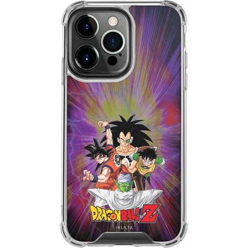 Dragon Ball Z Saiyan Saga iPhone 14 Pro Clear Case