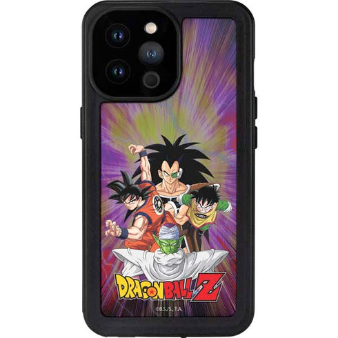 Dragon Ball Z Saiyan Saga iPhone 14 Pro Max Waterproof Case
