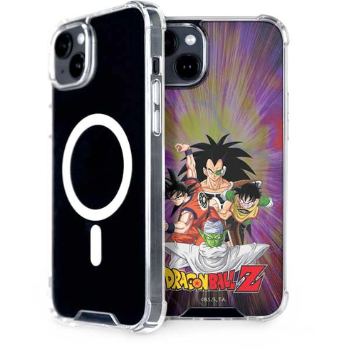 Dragon Ball Z Saiyan Saga iPhone 15 Plus MagSafe Case