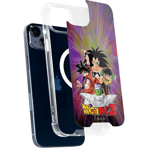 Dragon Ball Z Saiyan Saga iPhone 15 Plus MagSafe Case