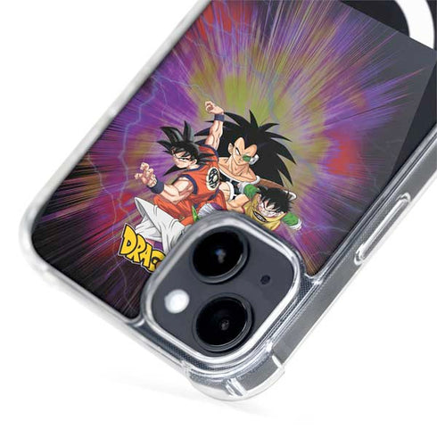 Dragon Ball Z Saiyan Saga iPhone 15 Plus MagSafe Case