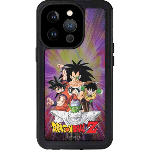 Dragon Ball Z Saiyan Saga iPhone 15 Pro Waterproof Case