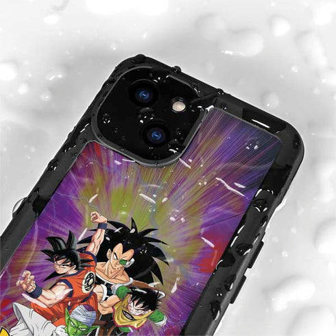 Dragon Ball Z Saiyan Saga iPhone 15 Waterproof Case