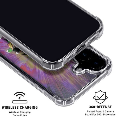 Dragon Ball Z Saiyan Saga iPhone 16 Clear Case