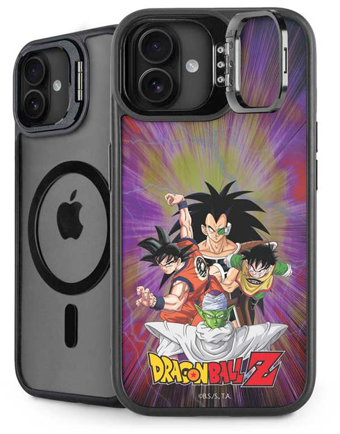 Dragon Ball Z Saiyan Saga iPhone 16 Plus Kickstand Case