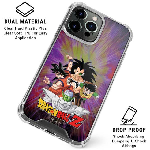 Dragon Ball Z Saiyan Saga iPhone 16 Pro Max Clear Case