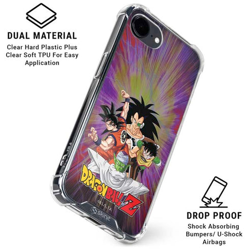 Dragon Ball Z Saiyan Saga iPhone 16e Clear Case