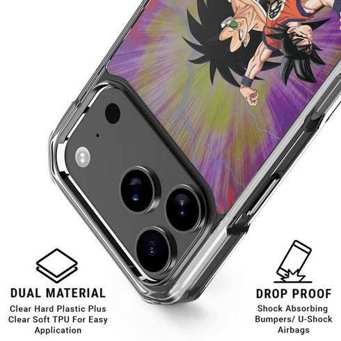 Dragon Ball Z Saiyan Saga iPhone 18 Pro Clear Case