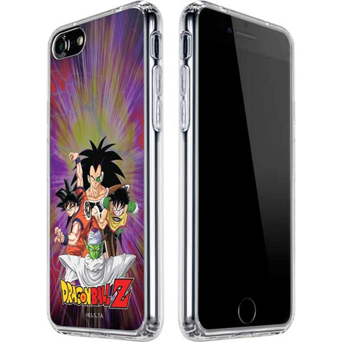 Dragon Ball Z Saiyan Saga iPhone SE (2nd & 3rd Gen) Clear Case