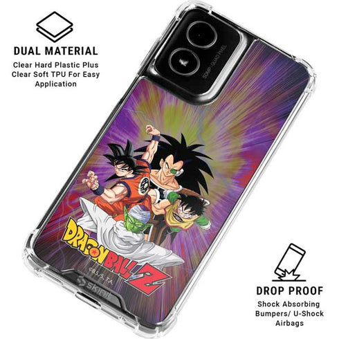 Dragon Ball Z Saiyan Saga Moto G Power 5G (2024) Clear Case