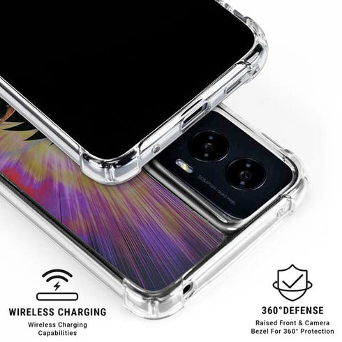 Dragon Ball Z Saiyan Saga Moto G Power 5G (2024) Clear Case