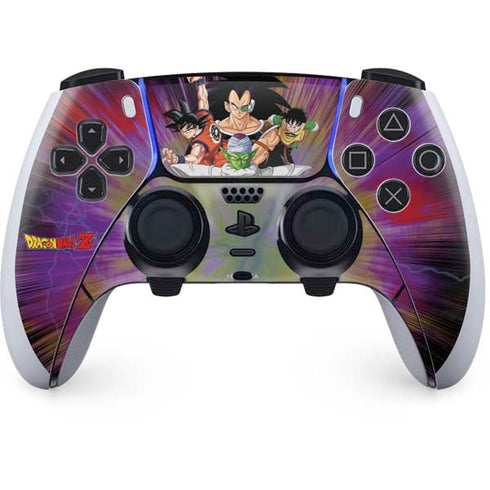 Dragon Ball Z Saiyan Saga PS5 DualSense Edge Pro Controller Skin