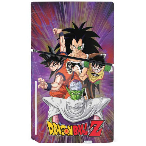 Dragon Ball Z Saiyan Saga PS5 Slim Disk Bundle Skin