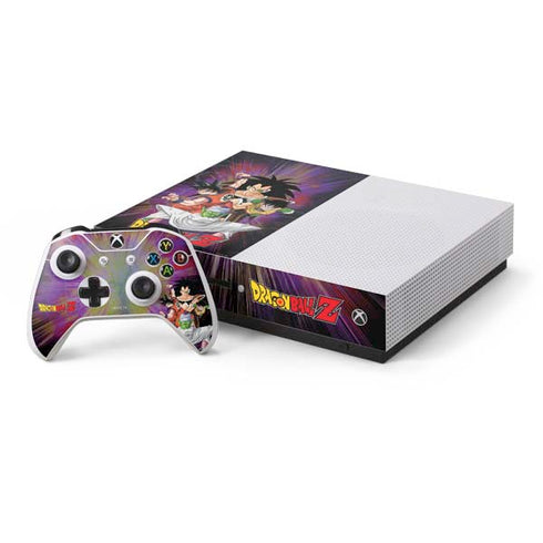 Dragon Ball Z Saiyan Saga Xbox One S Console and Controller Bundle Skin