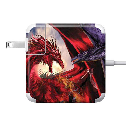 Dragon Battle by Ruth Thompson 85W Power Adapter (15 and 17 inch MacBook Pro Charger) Skin