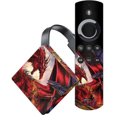 Dragon Battle by Ruth Thompson Amazon Fire TV Skin