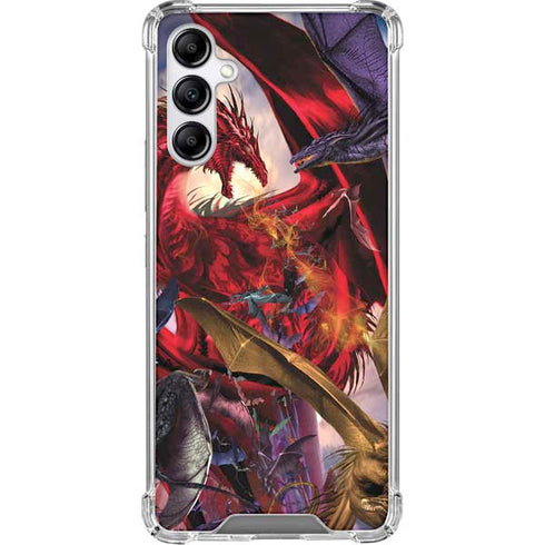 Dragon Battle by Ruth Thompson Gabb Phone 4 Clear Case