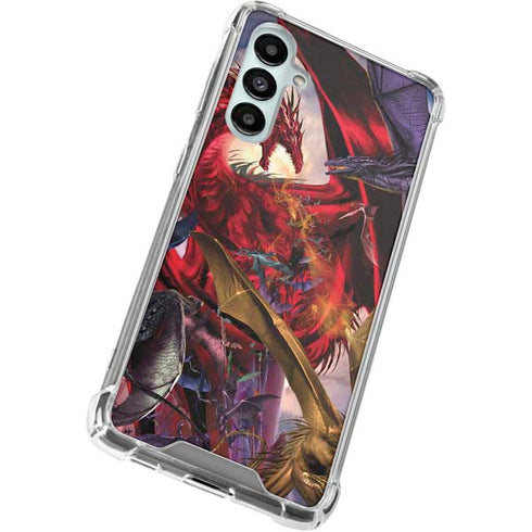 Dragon Battle by Ruth Thompson Galaxy A16 5G Clear Case