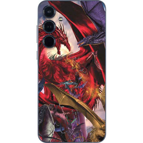 Dragon Battle by Ruth Thompson Galaxy A35 5G Skin