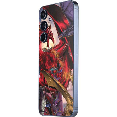 Dragon Battle by Ruth Thompson Galaxy A35 5G Skin