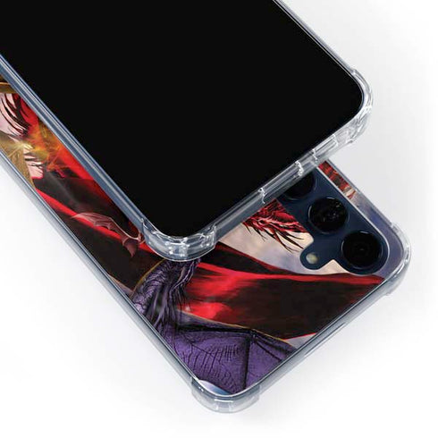 Dragon Battle by Ruth Thompson Galaxy A55 5G Clear Case