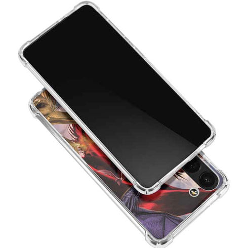 Dragon Battle by Ruth Thompson Galaxy S24 FE Clear Case