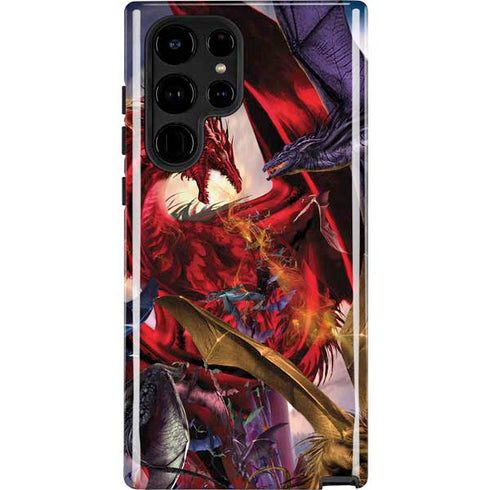 Dragon Battle by Ruth Thompson Galaxy S25 Ultra Impact Case