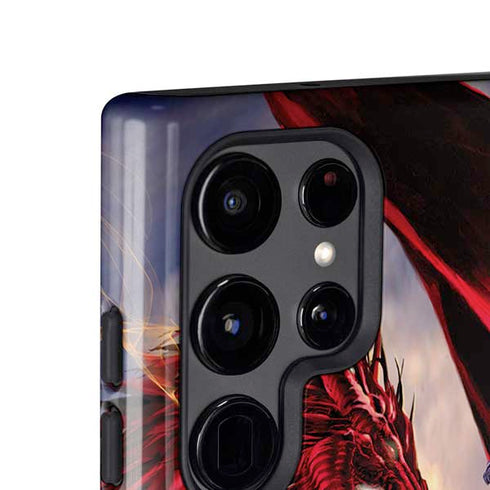 Dragon Battle by Ruth Thompson Galaxy S25 Ultra Impact Case