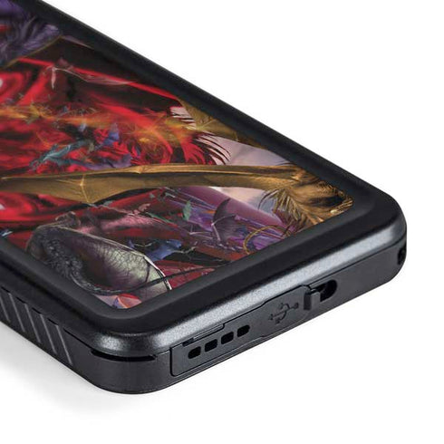 Dragon Battle by Ruth Thompson Galaxy S24 Waterproof Case