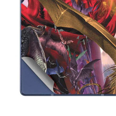 Dragon Battle by Ruth Thompson Galaxy Z Fold6 Skin