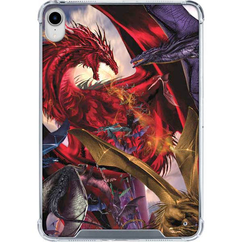 Dragon Battle by Ruth Thompson iPad 11th Gen (2025) Clear Case