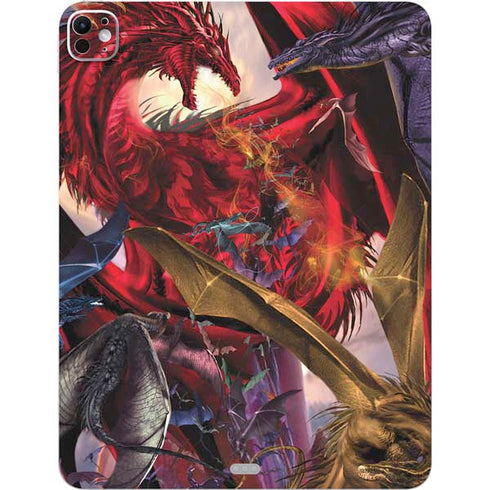 Dragon Battle by Ruth Thompson iPad Pro 13in M4 (2024) Skin