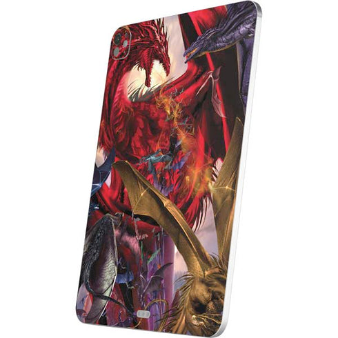 Dragon Battle by Ruth Thompson iPad Pro 13in M4 (2024) Skin