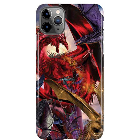 Dragon Battle by Ruth Thompson iPhone Cases