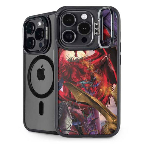 Dragon Battle by Ruth Thompson iPhone 14 Pro Kickstand Case