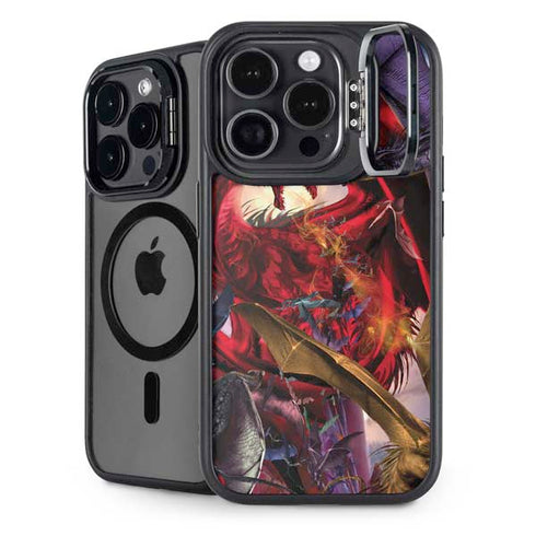 Dragon Battle by Ruth Thompson iPhone 15 Pro Kickstand Case