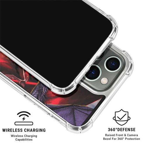 Dragon Battle by Ruth Thompson iPhone 16 Pro Clear Case