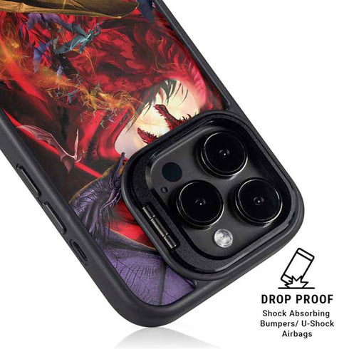 Dragon Battle by Ruth Thompson iPhone 16 Pro Max Kickstand Case