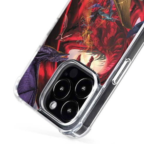Dragon Battle by Ruth Thompson iPhone 16 Pro Max MagSafe Case