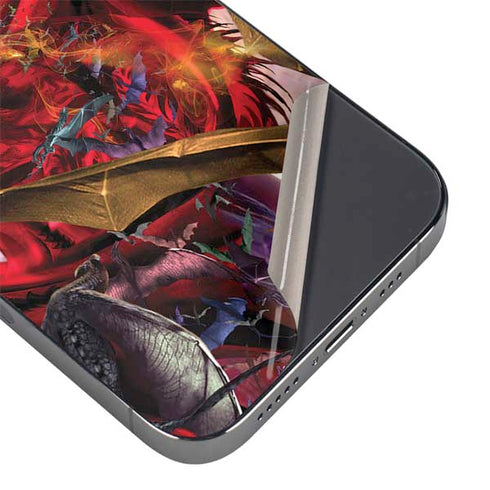 Dragon Battle by Ruth Thompson iPhone 16 Pro Skin