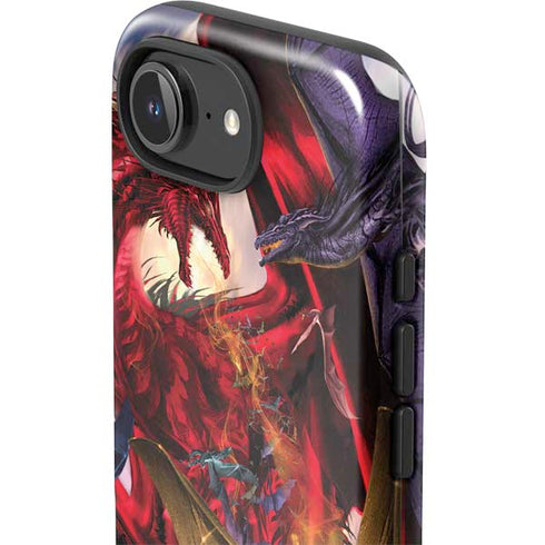 Dragon Battle by Ruth Thompson iPhone 16e Impact Case