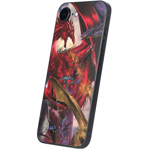 Dragon Battle by Ruth Thompson iPhone 16e Skin