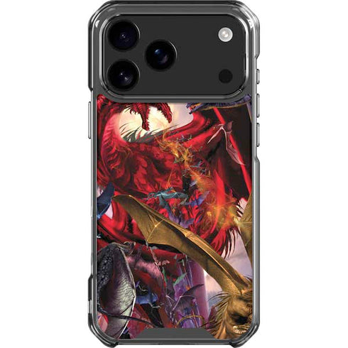 Dragon Battle by Ruth Thompson iPhone 18 Pro Max Clear Case