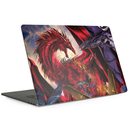Dragon Battle by Ruth Thompson MacBook Skins