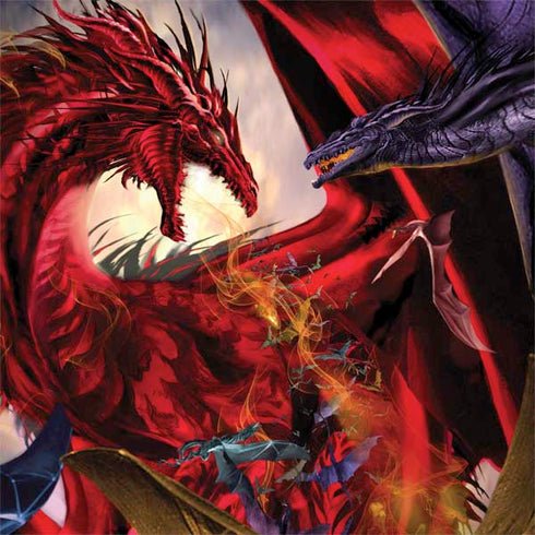 Dragon Battle by Ruth Thompson MacBook Skins