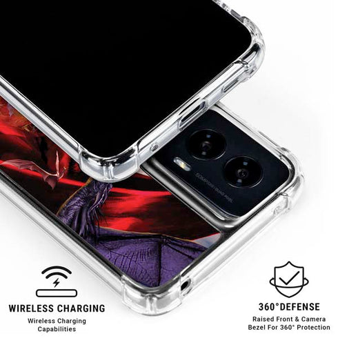 Dragon Battle by Ruth Thompson Moto G Power 5G (2024) Clear Case