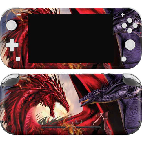 Dragon Battle by Ruth Thompson Nintendo Switch Lite Skin